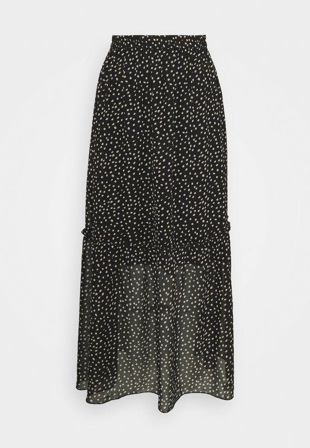 VALERIE SKIRT - Jupe longue - black