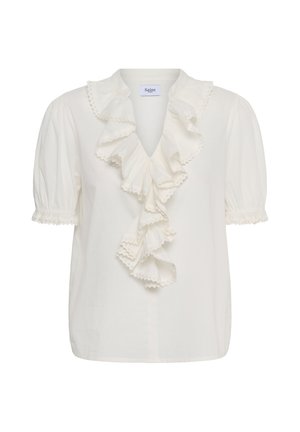 Saint Tropez, LOUSASZ SS BLOUSE - Blusa - ice