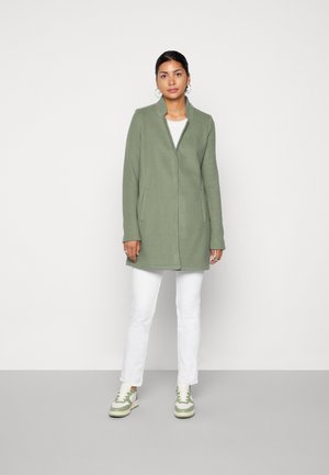VMBRUSHEDKATRINE - Krátký kabát - light green
