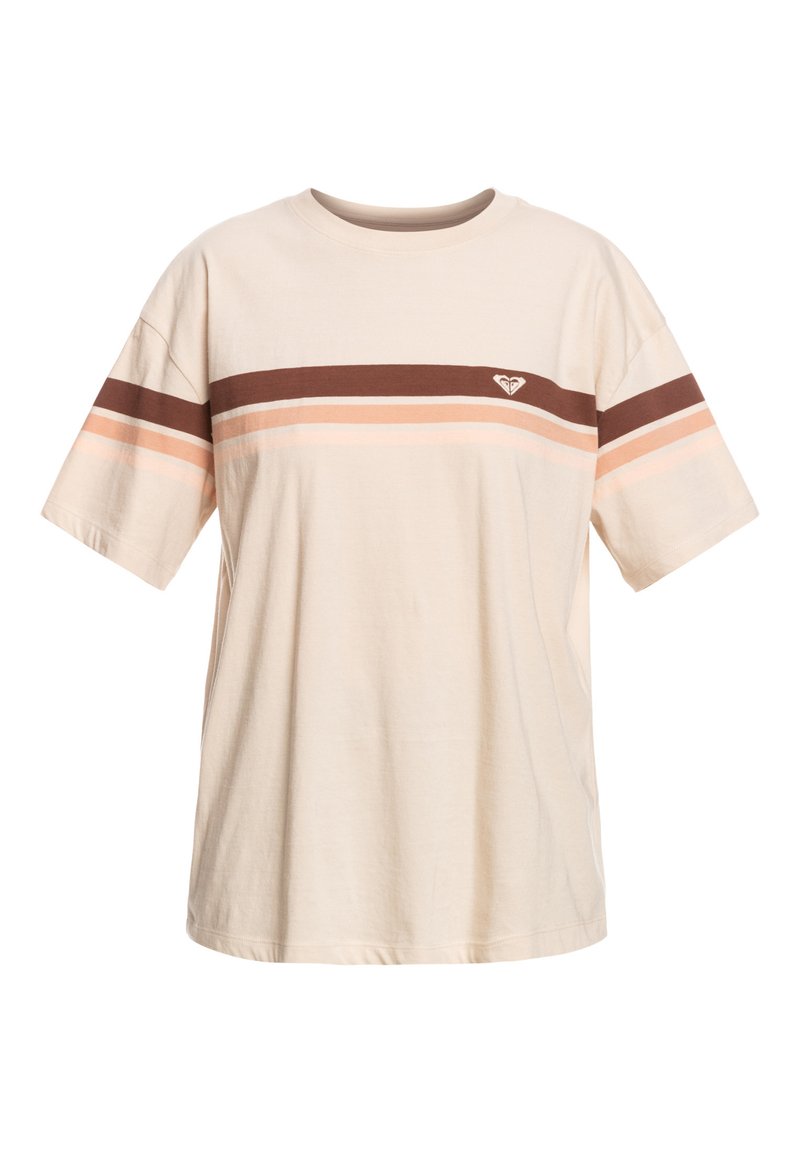 Roxy T-shirt print beige Roxy T-shirt print beige