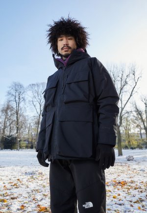2L OVERSIZED FIELD JACKET - Zimní bunda - black