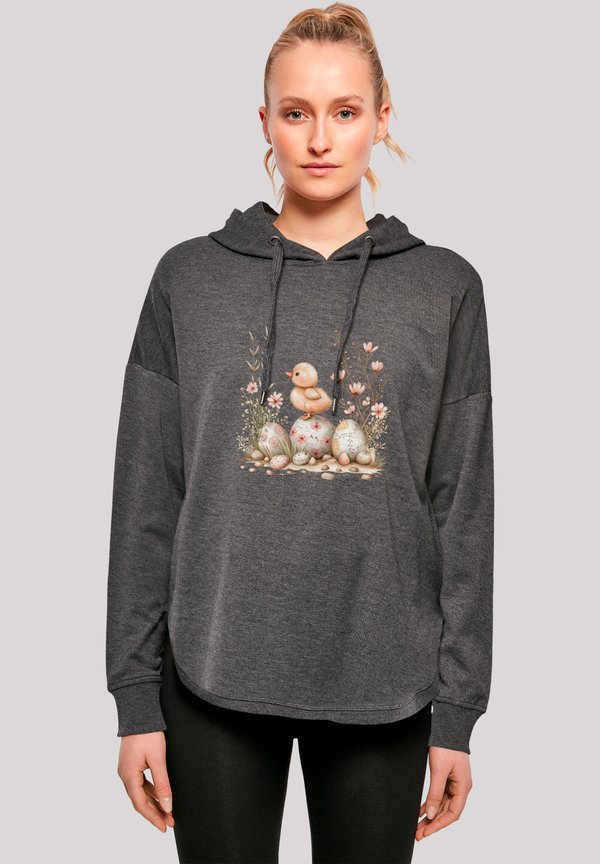 OSTERN KÜKEN EI BLUMEN - Sweatshirt - charcoal