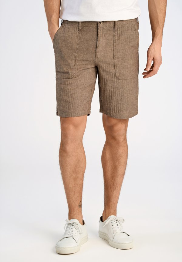 HERRINGBONE - Shorts - dk stone