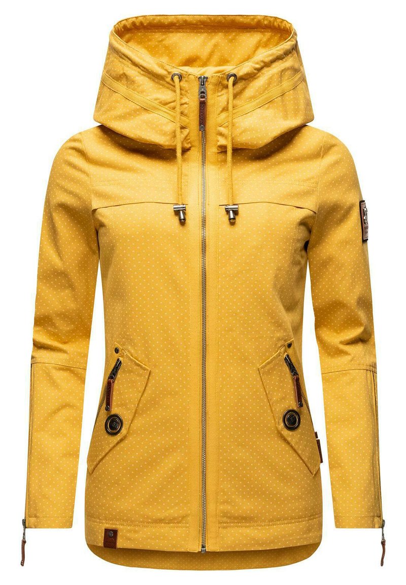 Navahoo WEKOO - Parka - yellow mustard dots