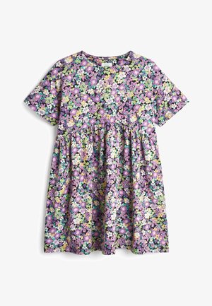 Next SHORT SLEEVES JERSEY DRESS - Jerseyjurk - purple