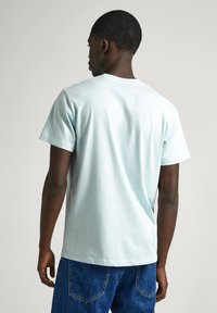 Pepe Jeans EGGO - Marškinėliai su spaudiniu - stormy sea blue