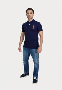 U.S. Polo Assn. KURZARM BUNTER REITER - Polo shirt - dunkelblau