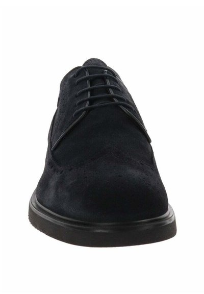 NeroGiardini Stringate Uomo In Pelle Verniciata – Made In Italy, Design Minimale, Suola In Cuoio E Gomma, Chiusura A Lacci