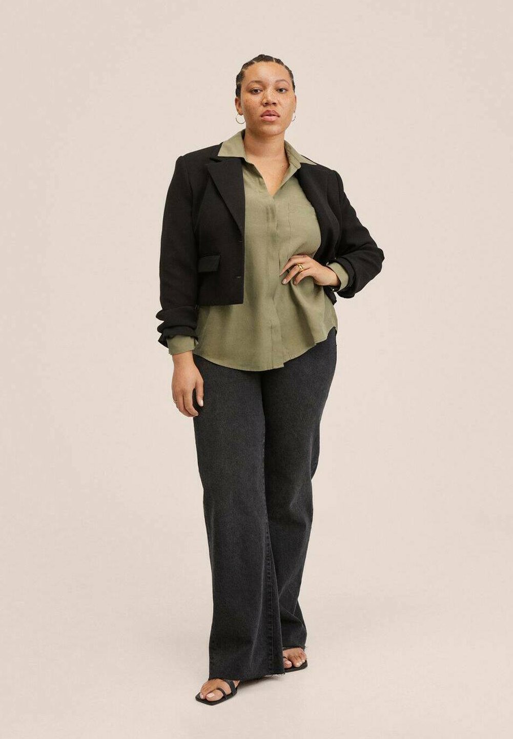 Mango LIMONE - Button-down blouse 