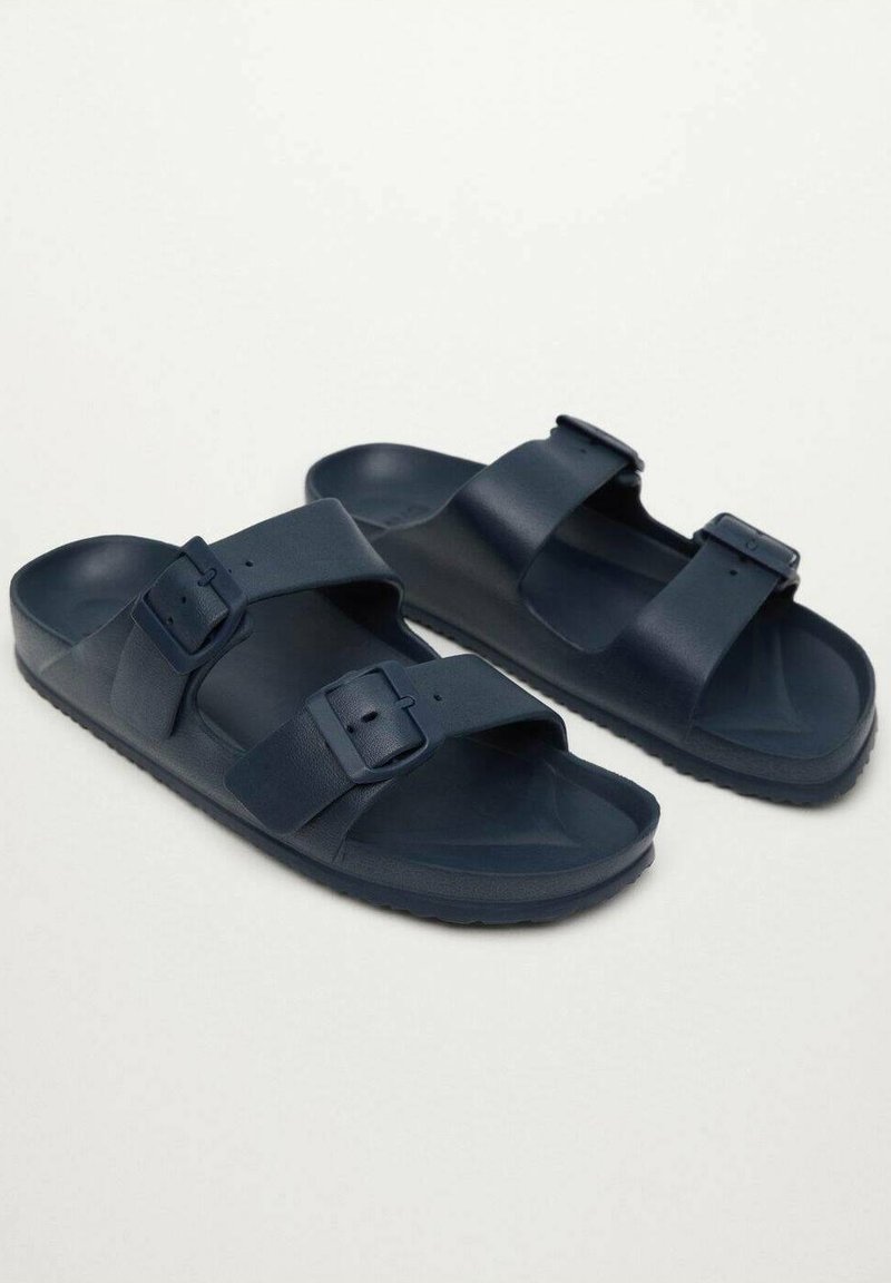 Herren Sandalen | Mango BIORUB Badesandale bleu marine foncé/royal - LW58645 Herren Sandalen | Mango BIORUB Badesandale bleu marine foncé/royal - LW58645