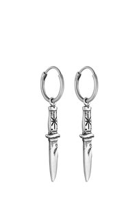 THE KNIFE - Earrings - silberfarben
