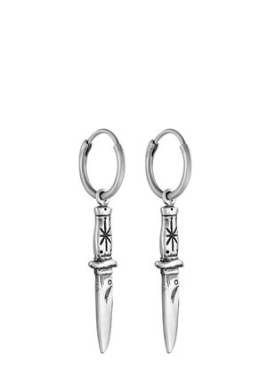 THE KNIFE - Earrings - silberfarben