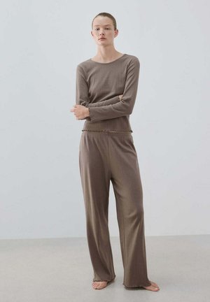 Mango, ADULT SET - Pyjama - brown