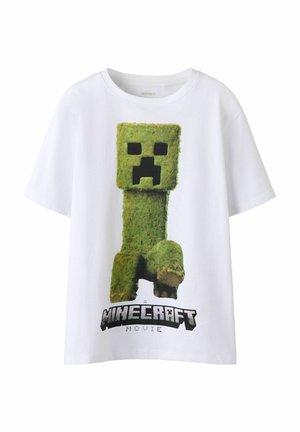 MINECRAFT - T-shirt print - bright white