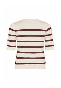 mbyM CARLA - T-shirt print - sugar wine stripe