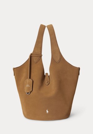 Polo Ralph Lauren, POLO PLAY SUEDE TOTE - Handtasche - caramel