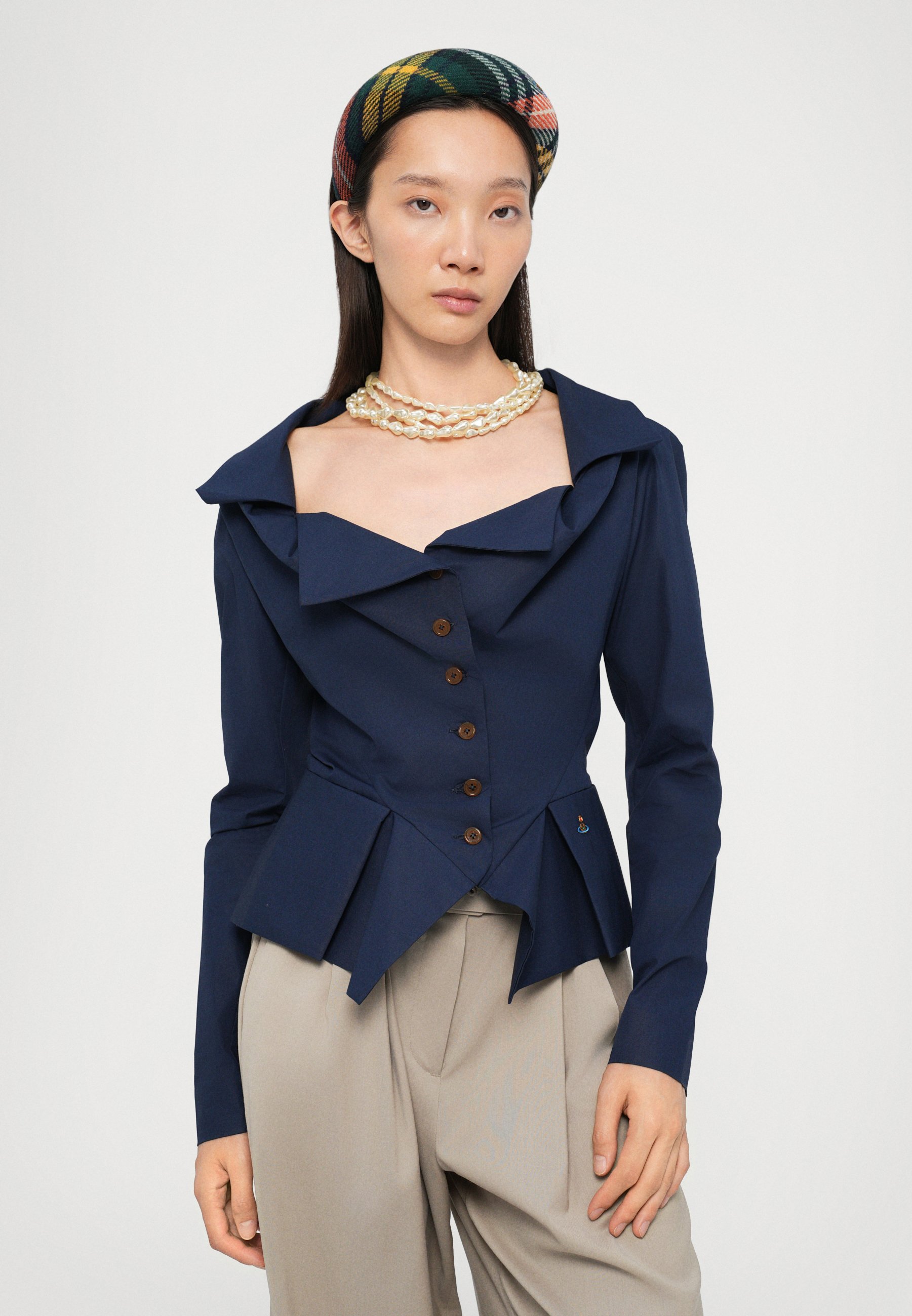 Vivienne Westwood MONDAY SHIRT - Blusa - navy/azul marino - Zalando.es