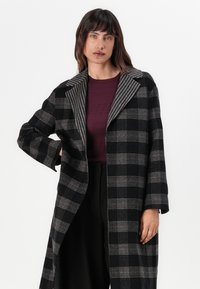 TWINSET OVERCOAT - Klassinen takki - nero/neve