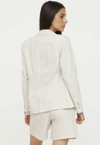 Lee Cooper FATIA STRIPE - Blazer - cream stripe