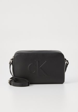 SCULPTED CAMERA BAG - Schoudertas - black