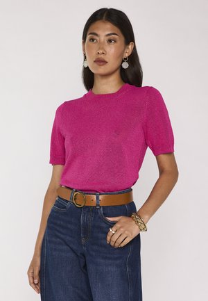Maison 123, MAILLE AMANDA - T-shirt basique - fuchsia
