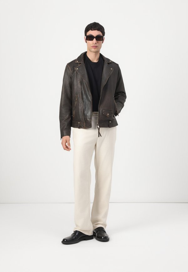 EXCLUSIVE MILO BIKER - Leather jacket2