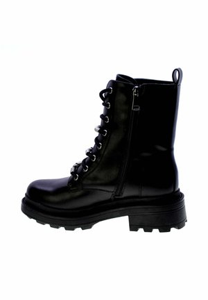 Stivaletti con plateau - black