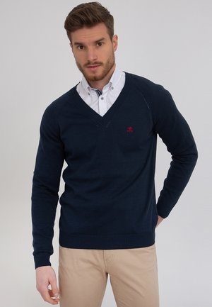 SVEND - Strickpullover - navy