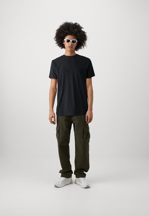 OPUS DOT BACK UNISEX 2 PACK - Print T-shirt - black/white
