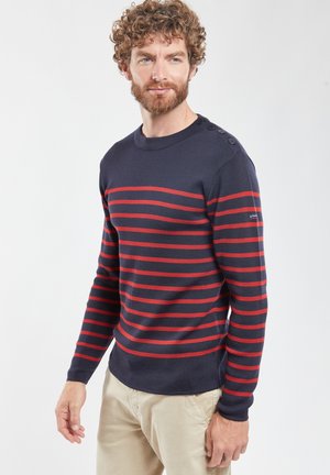Armor lux GOULENEZ MARINE - Jersey de punto - navire piment