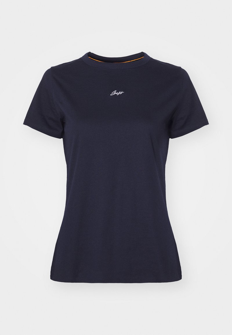 Boss T-shirt basic donkerblauw Boss T-shirt basic donkerblauw