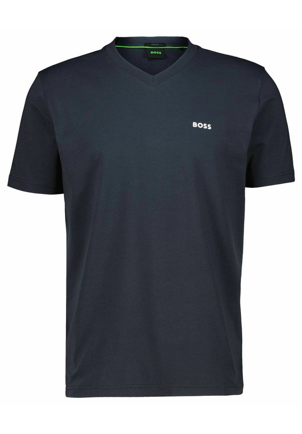 BOSS HERREN T-SHIRT - Basic T-shirt - marine