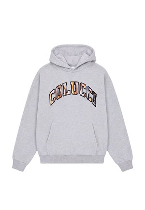 Colucci, LOGO HOODIE COLLEGE - Φούτερ με κουκούλα - grey mel   aop multi
