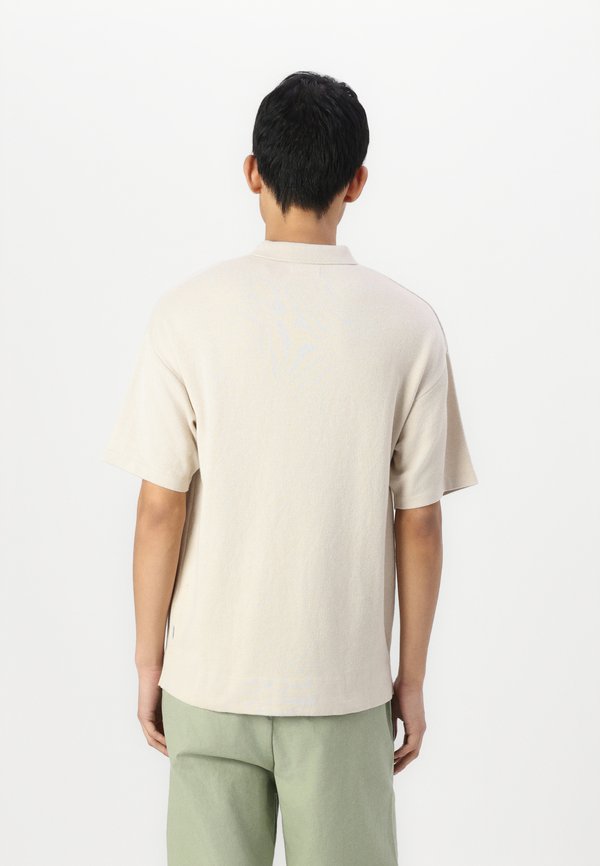 JJTROY ZIP - Polo shirt - moonbeam2