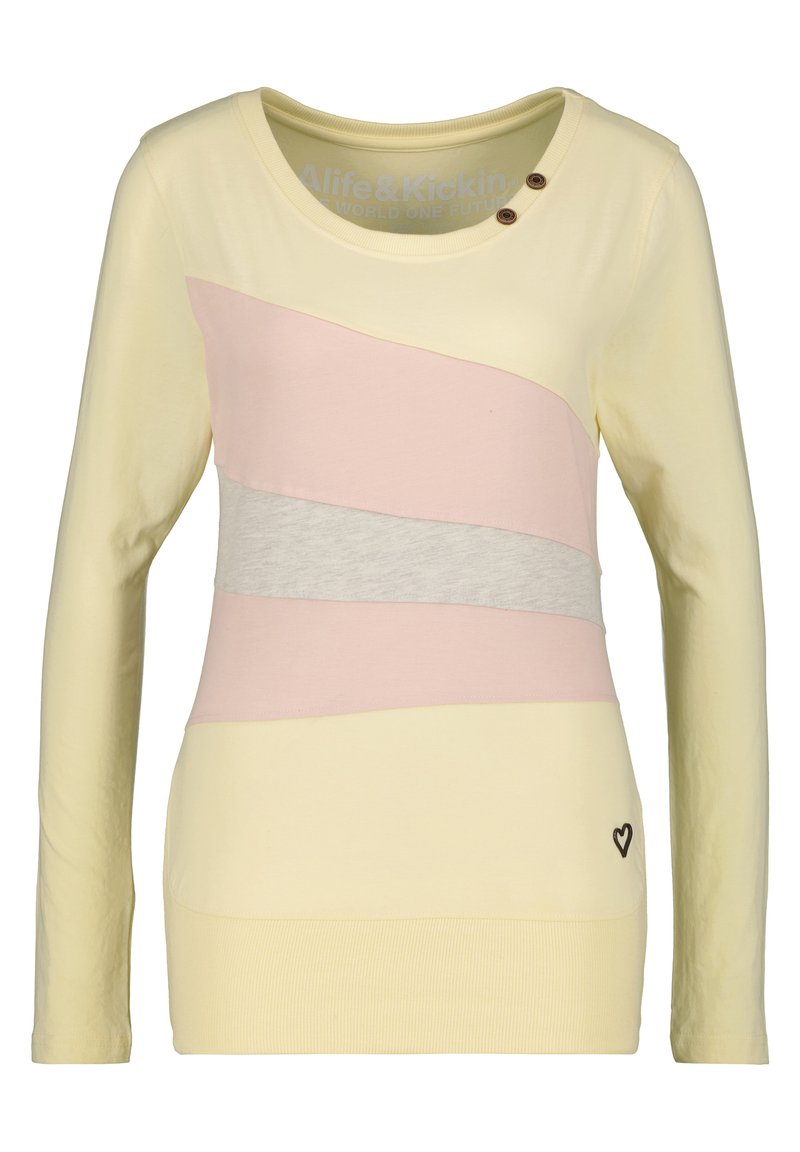 alife & kickin Longsleeve geel gemêleerd alife & kickin Longsleeve geel gemêleerd