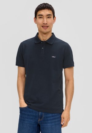 MIT LOGO-STICKEREI - Polo shirt - navy