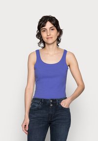 Anna Field BASIC TANK 3 PACK - Top - black/white/light blue