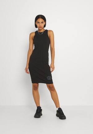 ENGINEERED TANK DRESS - Etui-jurk - dk black