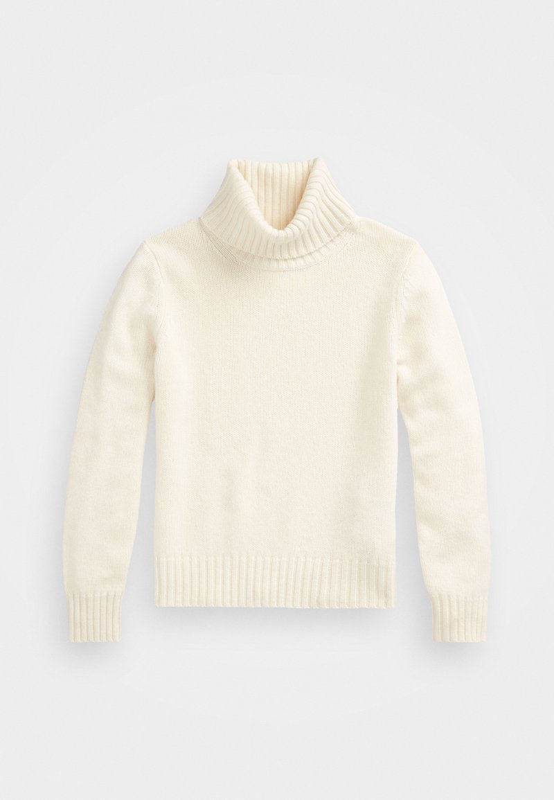 Κρέμ τζάκετ με ψηλό λαιμό, πλεκτή υφή, πτυχές στον λαιμό και τα μανίκια, εφαρμοστή γραμμή, με κοντό μήκος και μαλακή υφή.