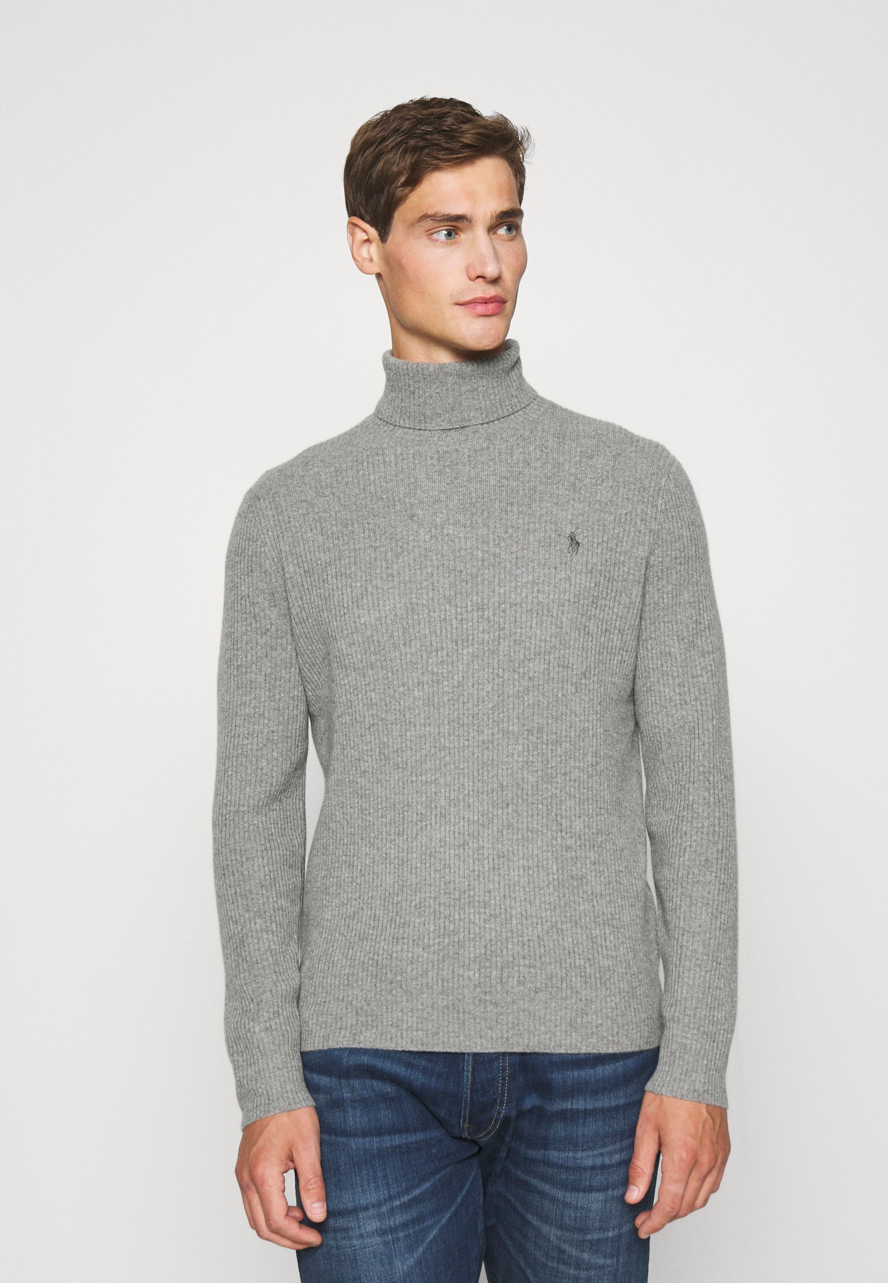 ralph lauren grey heather jumper