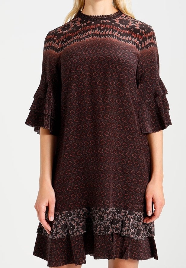 AllSaints Freizeitkleid - dark red