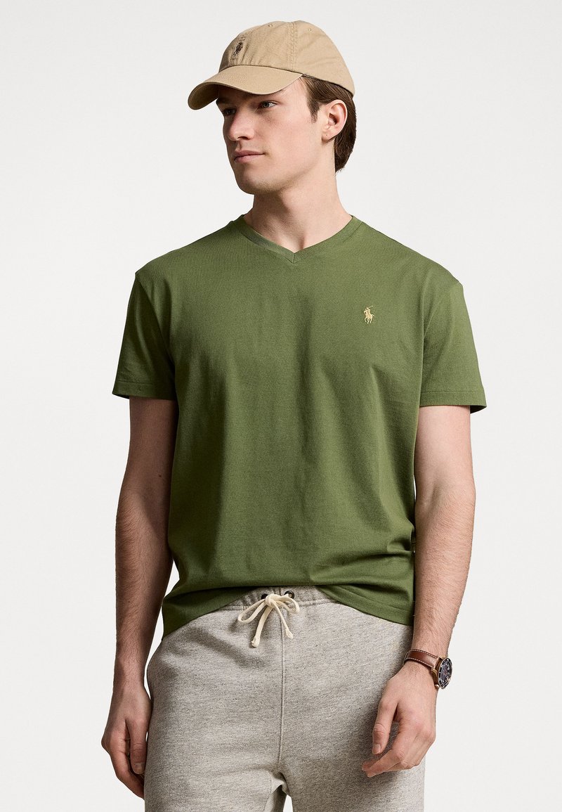 Polo Ralph Lauren CLASSIC FIT JERSEY V-NECK T-SHIRT - T-shirt basic ...