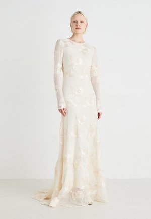 YAS YASFLOREE TRAIN DRESS - Pidulikud riided - gardenia