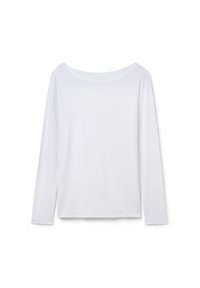 MANICA LUNGA SCOLLO A BARCHETTA - Langarmshirt - milk white