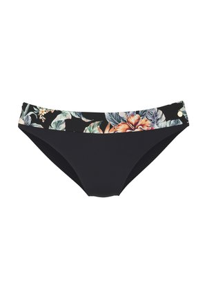 Bikini-Hose - schwarz bedruckt