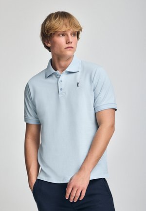 REGULAR FIT THREE BUTTONS - Polo - baby blue