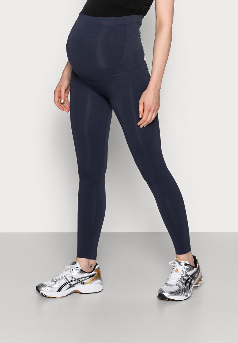 MAMALICIOUS MLTIA JEANNE - Leggings - Calças - navy blazer