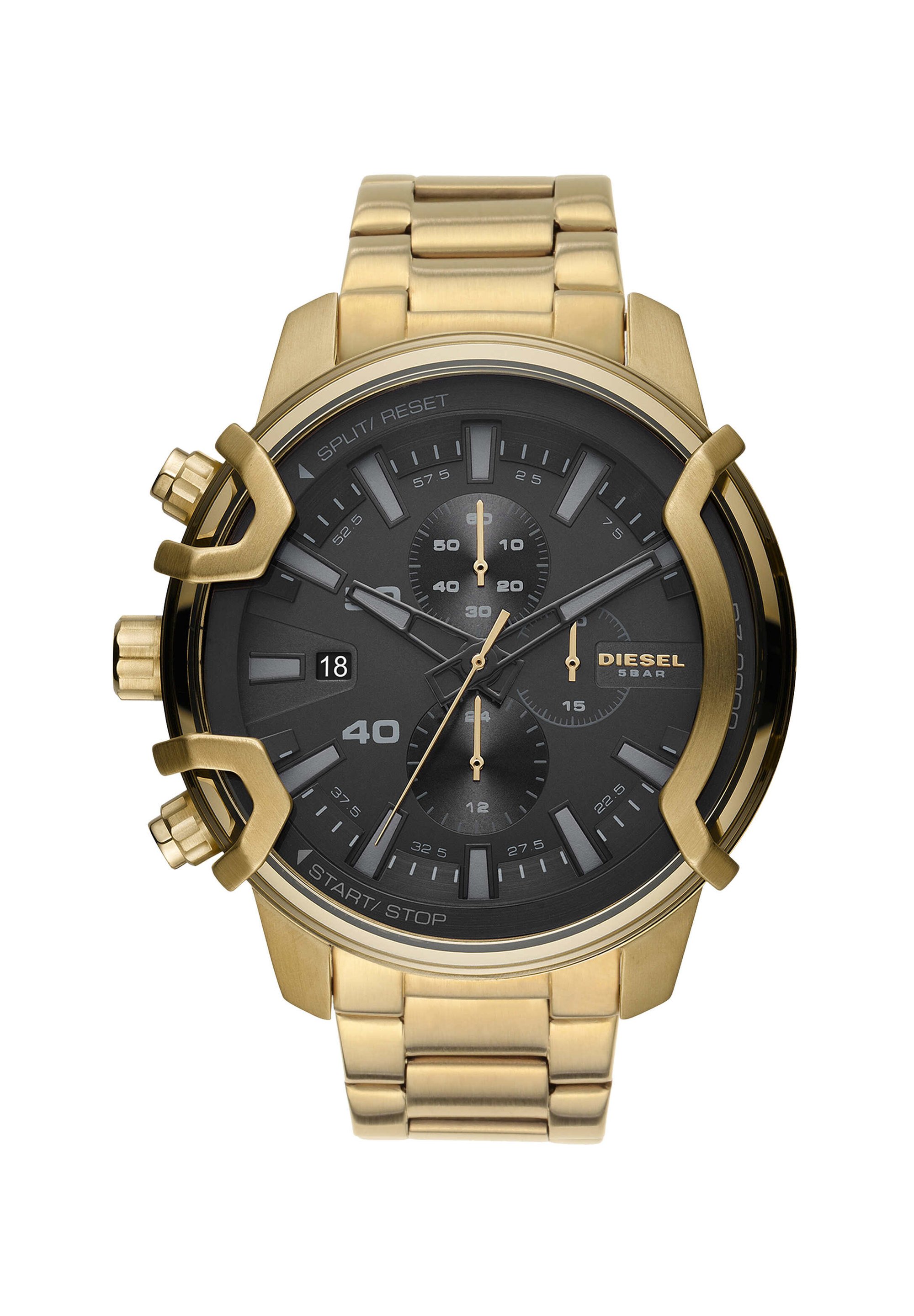 Diesel GRIFFED Chronograph watch gold-coloured Zalando