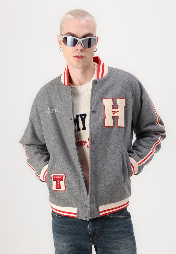 VARSITY - Bomber Jacket - sharkskin4