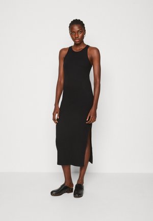 DREW LONG DRESS - Jersey dress - black